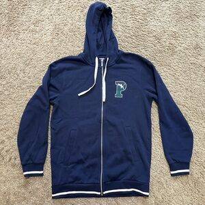 Puma Men's Zip-Up Sweater in Navy